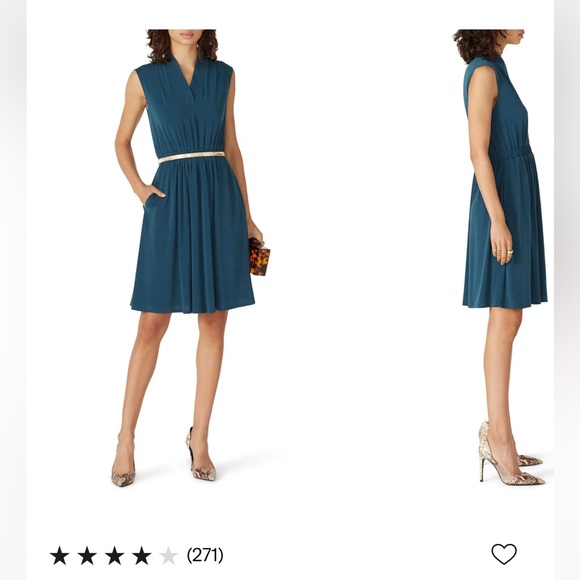 Of Mercer Dresses & Skirts - Of Mercer Teal Sleeveless Dress, Size 12